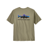 Patagonia Men's Home Water Trout Organic T-Shirt XXL River Rock Green