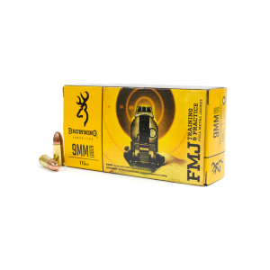 Browning 9mm Performance Target 115 Grain Full Metal Jacket Ammunition - Browning