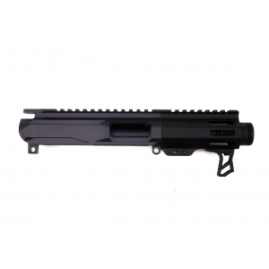 NBS 4" Slick Side Billet 9mm Nitride Pistol M-LOK Upper Assembly - 