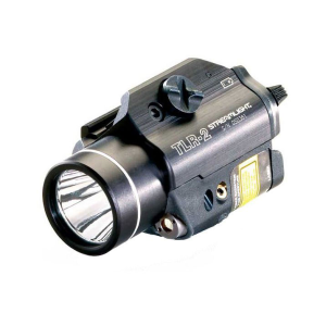 Streamlight TLR-2 with Black Laser Sight and No Strobe - Tactical Weapon Flashlight - 