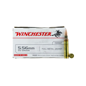 Winchester Ammo WM193K USA M193 5.56x45mm NATO 55 gr Full Metal Jacket Lead Core - Winchester