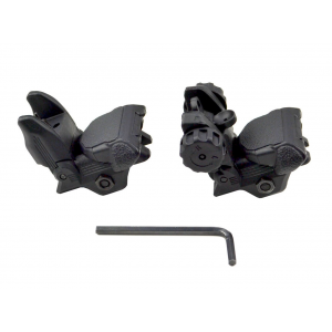 Presma AR-15 Flip-Up Sight Set - Black - 