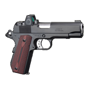 Ed Brown Kobra Carry w/Optic 45 ACP 7+1 4.25" Stainless Barrel, Black Gen4 Stainless Steel Serrated w/Optic Slide & Frame, Trijicon RMRcc 3.25 MOA Sight, Right Hand