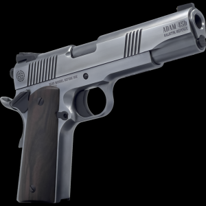 Dickinson LLC DKSN45LB Adam 1911 Lead Full Size 45 ACP 8+1 5" Stainless Barrel, Steel B Serrations Slide, Steel Frame w/Beavertail