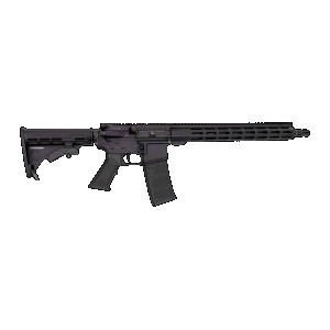 Andro Corp Industries 30016BB ACI-15 Bravo 300 Blackout 30+1 16" Black Nitride Threaded Barrel, Black Anodized Aluminum Receiver w/Picatinny Rail, M-LOK Handguard, M4 Black Polymer Stock, Black A2 Gri
