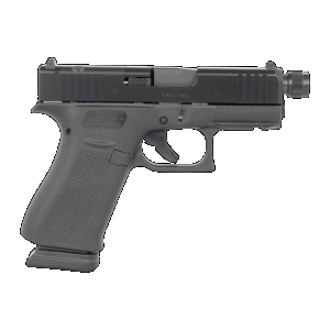 Glock UX4350203FRMOSTB G43X MOS Slim Sub-Compact 9mm Luger 15+1 3.41" Black Threaded Barrel, Steel Optic Ready/Serrated Slide, Polymer Frame w/Accessory Rail, Ambidextrous