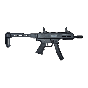 Panzer Arms PAHAN9PCCB HAN-9 9mm Luger 30+1 6.50" Black Melonite Threaded, Barrel Black Anodized Aluminum Receiver w/Picatinny Rail, Rear Picatinny Rail, M-LOK Handguard, Ambidextrous