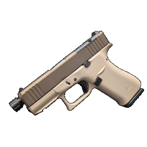 GLOCK 43X MOS 9mm Pistol - 2 Tone Tan/Bronze - Threaded Barrel