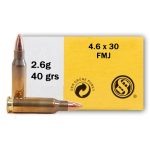 Sellier & Bellot 4.6x30 HK 40gr FMJ Ammo - 40rd Box