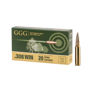 Gg & G .308 WIN 147GR FMJ Ammo - 20RD Box