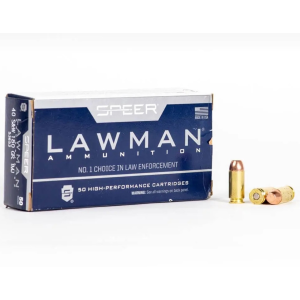 Speer Lawman 40SW 180 Grain TMJ Ammo - 50 Rounds