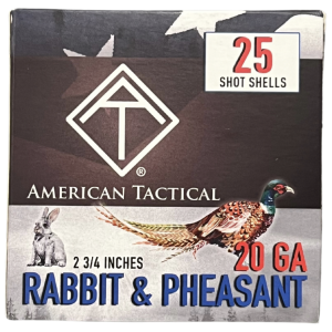 American Tactical 20 Gauge Game Load #4 1oz 25rd Box