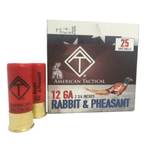 American Tactical 12ga Game Load #4 Shot 1oz 2.75" 25rd Box