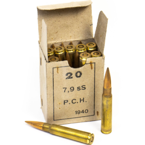Century Greek 8mm Surplus Ammo 198 Grain FMJ 20rd Box