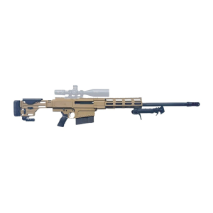 United States Association of Gun Owners HM Defense HM50MAX50BMGFDE HM50 Max 50 BMG 10+1 29.25" Black Match Grade Threaded Barrel, FDE Cerakote Aluminum Receiver w/Picatinny Rail, M-LOK Handguard, Picatinny Rail/Arca Rail Forend, Adj Cheekpi - $5745.00 at United States Association of Gun Owners