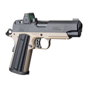 United States Association of Gun Owners Ed Brown Special Forces Commander SOCOM w/Optic 45 ACP 7+1 4.25" Black Nitride Barrel, Black Gen4 Stainless Steel Serrated w/Optic Slide, Flat Dark Earth Gen4 Stainless Steel Frame w/Accessory Rail, - $4669.83 at United States Association of Gun Owners