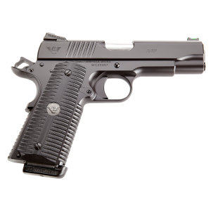 United States Association of Gun Owners Wilson Combat ACPCOM9 ACP Commander 9mm Luger 10+1 4.25" Stainless Match Grade Barrel, Black Serrated Carbon Steel Slide, Black Armor-Tuff Carbon Steel Frame w/Beavertail, Black G10 Eagle Claw Grip - $3849.00 at United States Association of Gun Owners