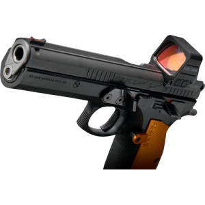 United States Association of Gun Owners CZ CUSTOM TS ORANGE CUSTOM 9MM - 5.2" 19RD BLACK HOLOSUN COMP - $3084.48 at United States Association of Gun Owners