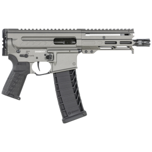 United States Association of Gun Owners CMMG 94A6867TNG Dissent MK4 9mm Luger 33+1 6.50", Tungsten Gray Rec, Picatinny Brace Adapter, 5.50" M-LOK Handguard, Left Side Charging Handle, Zeroed Linear Comp, Zeroed Drop-In Single Stage Trigger - $1633.58 at United States Association of Gun Owners