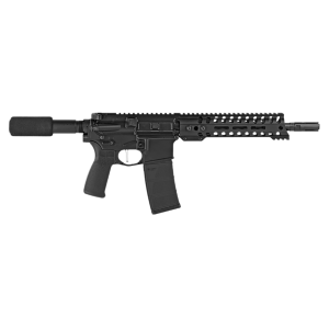 United States Association of Gun Owners Patriot Ordnance Factory 01801 Minuteman Direct Impingement 5.56x45mm NATO 30+1 10.50", Black, Buffer Tube Stock, Textured Polymer Grip, 3 Prong Flash Hider - $1519.00 at United States Association of Gun Owners