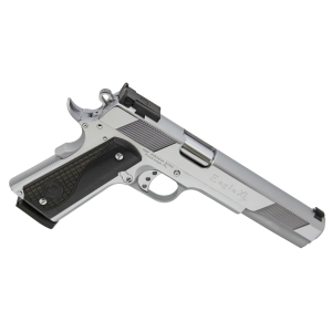 United States Association of Gun Owners Iver Johnson Arms EAGLEXLC45 Eagle XL 45 ACP 8+1 6" Steel Barrel, Bright Chrome High Polished Long/Serrated Steel Slide & Frame w/Beavertail, Diamondwood Walnut w/Integrated Logo Grip, Right Hand - $1133.00 at United States Association of Gun Owners