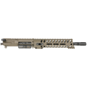 United States Association of Gun Owners Patriot Ordnance Factory Minuteman Complete Upper 5.56x45mm NATO 10.50" Black Nitride Barrel Aluminum Patriot Brown Receiver 9" M-LOK Handguard Lo Pro DI Gas Block (Mid Length) - $849.37 at United States Association of Gun Owners