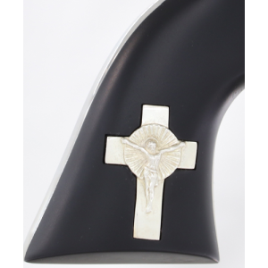 United States Association of Gun Owners CIMARRON HOLY SMOKER 45LC FS - 4.75" WHITE/SILVER CROSS BLACK - $805.08 at United States Association of Gun Owners