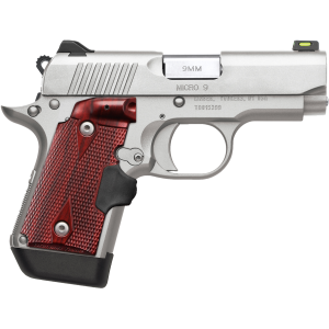 United States Association of Gun Owners Kimber Mfg.,inc 3700482 Micro 9 Stainless Steel 9mm 7+1 3.15" Satin Silver Slide Rosewood Grip - $733.32 at United States Association of Gun Owners