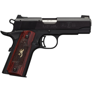 United States Association of Gun Owners Browning 051852490 1911 Black Label Medallion Compact 22 LR 10+1, 3.63" Target Crown Barrel, Matte Black Serrated Slide & Aluminum Frame w/Beavertail - $719.99 at United States Association of Gun Owners