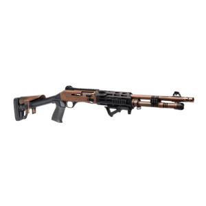 United States Association of Gun Owners Panzer Arms PAM4NCSBRBTMFSS M4 Pro AI 12 Gauge Semi-Auto 3" 5+1 18.50" Distressed Copper Ported Barrel, Distressed Copper w/Bronze Titanium Accents Aluminum Receiver w/Picatinny Rail, Skeleton Stock - $666.00 at United States Association of Gun Owners