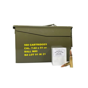 United States Association of Gun Owners Global Ordnance Igman M80 Rifle Ammunition 7.62X51 NATO 147gr FMJ 2735 fps 560/ct - $637.19 at United States Association of Gun Owners