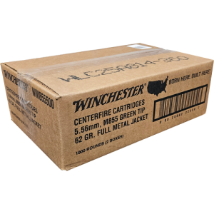 United States Association of Gun Owners WINCHESTER USA 5.56X45 62GR - GREENT TIP 1000RD CASE LOT - $632.72 at United States Association of Gun Owners