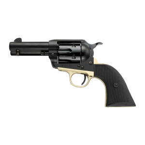 United States Association of Gun Owners Pietta PFI38ALLOYBR312CB 38 Super 6 Shot 10rd Shot 3.50" Matte Black Alloy Steel Frame w/Brass Backstrap & Trigger Guard, Black Checkered Grip - $624.00 at United States Association of Gun Owners
