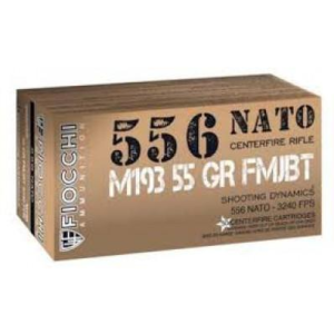 United States Association of Gun Owners Fiocchi Shooting Dynamics Rifle Ammunition 5.56X45 NATO 55 gr FMJ 3240 fps 1000/ct (Case) - $608.03 at United States Association of Gun Owners