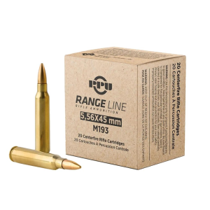 United States Association of Gun Owners PPU RangeLine Rifle Ammunition 5.56X45 NATO 55gr FMJBT 3240 fps 1000/rd (50 boxes of 20ct) - $620.99 at United States Association of Gun Owners