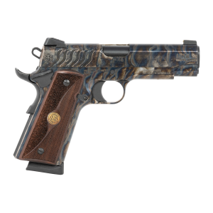 United States Association of Gun Owners Dickinson LLC DCKSN45FS 1911 Premium Fireball 45 ACP 9+1 5" Black Steel Barrel, Fireball Serrated Aluminum Slide, Fireball Steel Frame, Wood Grip - $568.80 at United States Association of Gun Owners