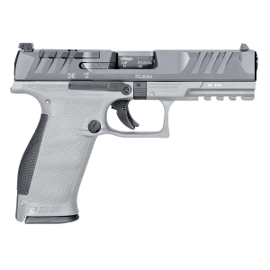 United States Association of Gun Owners Walther Arms 2858371NP3 PDP Full Size Frame 9mm Luger 18+1 4.50" Stainless Polygonal Rifled Barrel, Optic Ready/Serrated Steel Slide, Gray Polymer Frame w/Picatinny Rail Ambidextrous - $561.60 at United States Association of Gun Owners