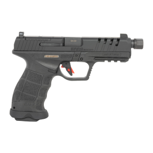 United States Association of Gun Owners Sarsilmaz SAR9SOCOMBL10 SAR9 SOCOM Full Size 9mm Luger 10+1 5.10" Black Threaded Barrel, Black Steel Optic Cut/Serrated Slide, Black Polymer Frame w/Picatinny Rail, Interchangeable Backstrap Grip, RMS - $559.99 at United States Association of Gun Owners