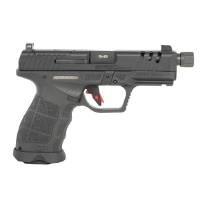 United States Association of Gun Owners Sarsilmaz SAR9CSOCOMBL10 SAR9 SOCOM Compact 9mm Luger 10+1 4.70" Black Threaded Barrel, Black Steel Optic Cut/Serrated Slide, Black Polymer Frame w/Picatinny Rail, Interchangeable Backstrap Grip, RMSc - $559.99 at United States Association of Gun Owners