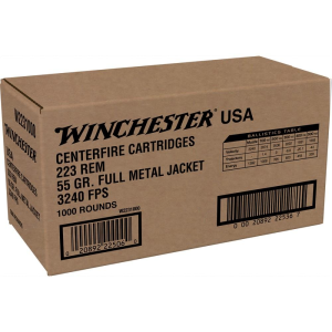 United States Association of Gun Owners Winchester USA Lake City Rifle Ammunition .223 Rem 55 gr. FMJ 3240 fps 1000/ct (Bulk) - $544.99 at United States Association of Gun Owners