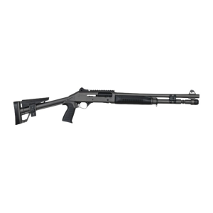 United States Association of Gun Owners Panzer Arms PAM4TSDSFSS M4 12 Gauge Semi-Auto 3" 5+1 18.50" Tactical Barrel, Gray Tactical Gray Aluminum Receiver w/Picatinny Rail, Black Skeleton Synthetic Stock & Grip - $478.39 at United States Association of Gun Owners