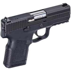 United States Association of Gun Owners Kahr Arms KX9094RD10 X9 9mm Luger 10+1 3.54" Stainless Steel Barrel, Blackened Optic Ready/Serrated Stainless Steel Slide, Black Polymer Frame w/Picatinny Rail - $430.80 at United States Association of Gun Owners