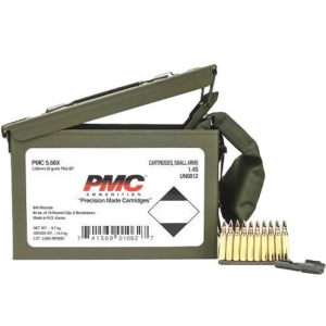 United States Association of Gun Owners PMC 5.56X45 55GR FMJ-BT 840RD - M2A1 CAN W/BANDOLEER - $429.46 at United States Association of Gun Owners