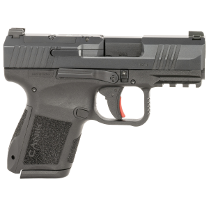 United States Association of Gun Owners Canik HG7651CAN Mete MC9 *CA Compliant Micro-Compact Frame 9mm Luger 10+1 3.18" Steel Barrel, Black Cerakote Optic Ready/Serrated Steel Slide, Black Polymer Frame w/Picatinny Rail, Textured Grip - $424.99 at United States Association of Gun Owners