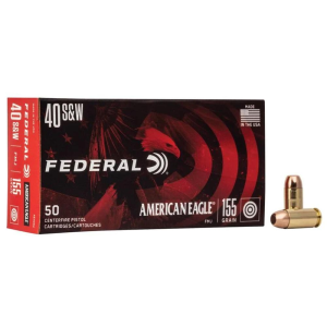 United States Association of Gun Owners Federal American Eagle Handgun Ammunition .40 S&W 155 gr FMJ 1160 fps 1000/ct - $408.74 at United States Association of Gun Owners