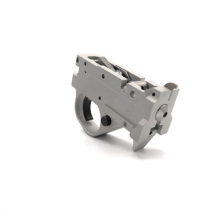 United States Association of Gun Owners TWO STAGE TRIGGER UNIT FOR 10/22 SILVER BLK CURVED EXTENDED - $405.00 at United States Association of Gun Owners