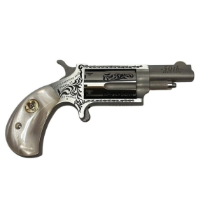 United States Association of Gun Owners NAA 50th Anniversary Stainless Steel Handgun .22 WMR 5rd Capacity 1.625" Barrel White Pearl Grip Limited Edition - $404.38 at United States Association of Gun Owners
