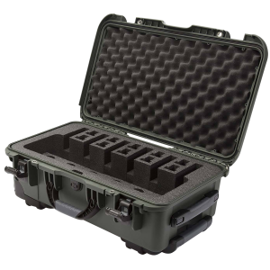 United States Association of Gun Owners Nanuk 9356UP6 935 6 Up Pistol Case Olive Polymer w/ Closed-Cell Foam Padding 22" L x 14" W x 9" H Interior Dimensions - $374.95 at United States Association of Gun Owners