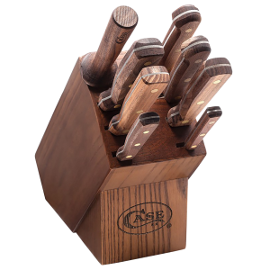United States Association of Gun Owners Case 10249 Household Cutlery Set Plain/Serrated Satin Tru-Sharp SS Blade Walnut Handle 9 Piece - $364.99 at United States Association of Gun Owners