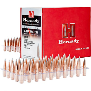 United States Association of Gun Owners Hornady A-TIP Match 6.5mm 153gr Aluminum Tip-BT Reloading Bullets, 500/BX - $353.43 at United States Association of Gun Owners
